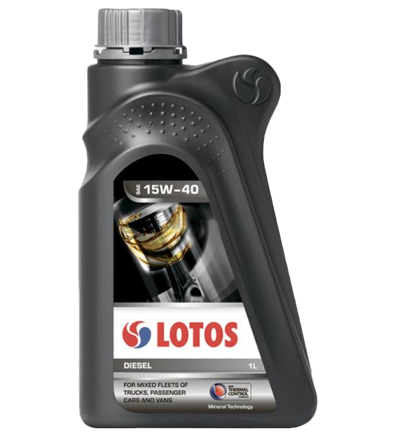 Моторное масло Lotos Diesel 15W-40, 1л (Lotos: LOTOSDIESELCG4SJ15W401L)